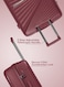ParaJohn Luggage Sets 3 Piece With Trolley Set With Lightweight Polypropylene Shell 8 Spinner Wheels For Travel Burgundy