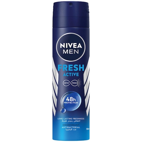 NIVEA MEN Antiperspirant Spray for Men Fresh Active Fresh Scent 150ml