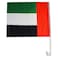 Ahlan United Arab Emirates Car Flag Set 2 PCS