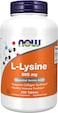 Now Foods L-Lysine 500 Milligrams, 250 Tablets