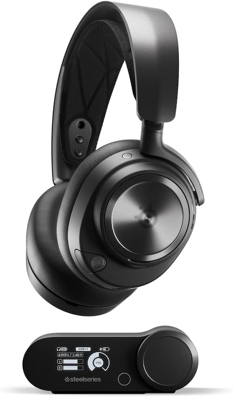 SteelSeries Arctis Nova Pro Wireless Xbox - Multi-System Gaming Headset - Premium Hi-Fi Drivers - Active Noise Cancellation - Infinity Power System - Xbox, PC, PS5, PS4, Switch, Mobile