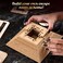 Gstorm Quest Pyramid 3D Puzzle Game - 3-in-1 Wooden Puzzle Box Game - Brain Teaser Puzzle - Gift Box Riddle Game - Puzzle Box for Children and Adults - Mind Puzzle 3D Wooden Puzzle - Escape Room Game