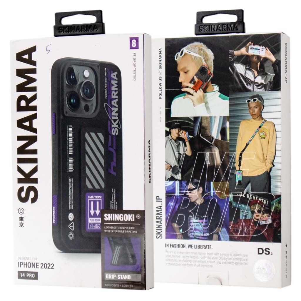 SKINARMA Shingoki Cover iPhone 14 Pro Purple