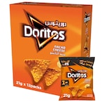 Buy Doritos Nacho Cheese Tortilla Chips 21g Pack of 12 in UAE