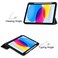 iPad 10th Generation Case 10.9 Inch 2022 Slim Tri-fold Stand Soft Back with Pencil Holder for iPad 10th Gen Support Touch ID Auto Sleep/Wake and Honeycomb Grid Cushion Design