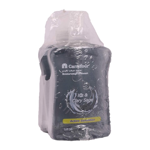 Carrefour Active Sensation Moisturizing Hand Wash - 500ml - 2 Pieces