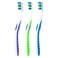 Colgate 360 Medium Toothbrush With Tongue Cleaner Multi Pack 3 Pcs