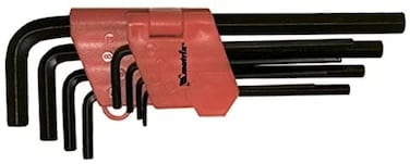 MTX Inbus Wrench Hex Set, 1.5-10 mm, CrV, 9 pcs, Extended (112319)