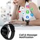 Full Touch Screen Round Smart Watch Black