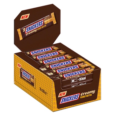 Snickers Creamy Peanut Butter Chocolate 36.5g x 24&#39;s