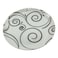 Kip Deco S/Plate Rnd 7.5" Swirls