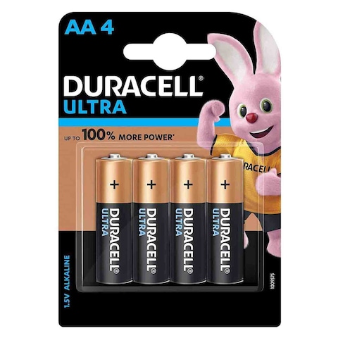 Duracell Ultra Power AA Batteries - 4 Batteries