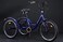 Adult 24 inch three wheel adult Tricycle with Rear Basket(Blue)
