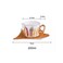 European Light Luxury Moroccan Style Cup Ins Afternoon Tea Cups And Saucer Sets Ceramic Arabic Coffee Cup
