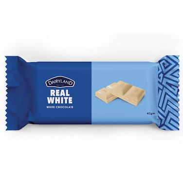 Dairyland Real White Chocolate Bar 40G