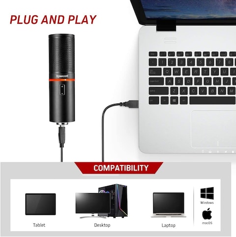 Redragon Blazar, Gaming Microphone
