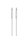 Belkin Premium&Atilde;&sbquo; 3.5mm Braided Tangle Free Auxiliary Cable with Aluminum Connectors Space Gray