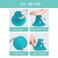 Aiwanto Pet Molar Bite Dog Bite Ball Cat Toys Molar Bite Toy for Dog Blue