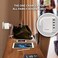 Ravpower 40W 4-Port Usb Plug Charger 8A Charging Station For Smartphone, Tablet, External Battery Pack And Bluetooth Speaker - White