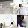 Generic Self Adhesive White Board Paper, Dry Erase Wall Stickers Roll 17.7" X 78.7" Message Board Wallpaper Decal For School/Office/Home/Kid/Art/Decoration