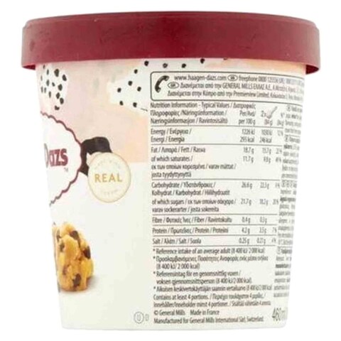 Haagen Daz Pint Cookie Dough Ice Cream 460ml