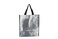 Non-Woven Fabric Bag 34.5x12x38cm,  Silver Tote for Stylish Convenience