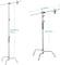 Coopic Pro Stainless Steel Reflector C-Stand Adjustable 10 Feet/3 Meters With 4 Feet/1.2 Meters Holding Arm And 2 Pieces Grip Head For Photography Studio Video Reflector,Monolight And Others (3-Pack)