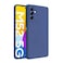 Soft Silicone Blue Case Cover For Samsung Galaxy M52 5G