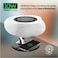 3-in-1 Cloud Design Wireless Speaker with LED Nightlight and Wireless Charger