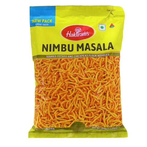 Haldiram&#39;s Nimbu Masala Potato and Chickpeas Flour Noodles, 200g