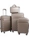 Morano 4-Pieces Luggage Trolley Bags Set (Gold)