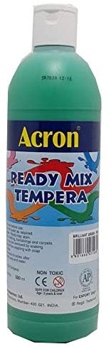 Generic Acron Ready Mix Tempera 500ml Brilliant Green R08