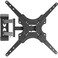 ICS 26-55" Full Motion Adjustable Wall Mount Bracket Rotatable TV Stand TMX400 with Spirit Level Black
