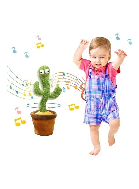 Electric Dancing Cactus Plant Stuffed Toy