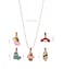 Aiwanto Girl's Necklace with Different Cartoon Pattern Pendant Necklace Christmas Festival Necklace for Children's