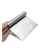 Generic Stainless Steel Cake Scraper Silver