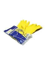 اشتري Small Household Rubber Hand Gloves Yellow في الامارات