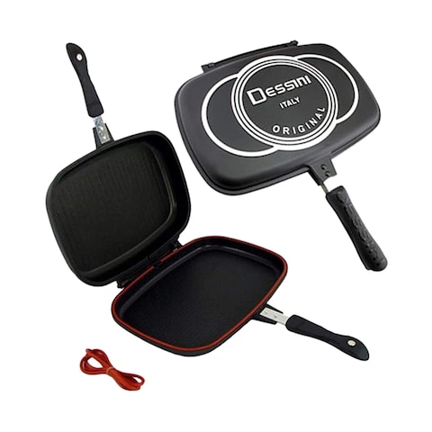 Dessini Double Grill Pan Black 36cm