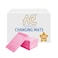 A To Z Disposable Changing Mats (45x60cm) Large, Pack of 100 - Pink