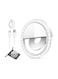 Generic - LED Flash Ring Shape Selfie Light White
