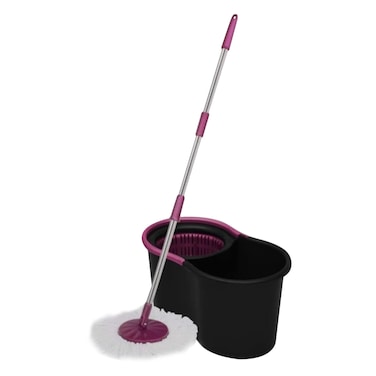 Parex Black Edition Spinning Cleaning Smart Mop Set Blackpurple