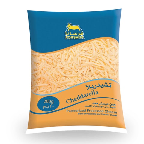 Forsana Cheddarella Analogue Chees  Shredded 200g