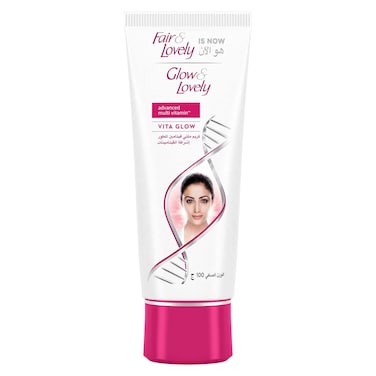 Fair &amp; Lovely Face Cream with VitaGlow Advanced Multi Vitamin for Glowing Skin 100g