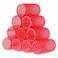 10-Piece Self Grip Hair Roller Set ,Red