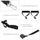 Generic-11pcs Resistance Bands Set Workout Fintess Exercise Tube Bands Door Anchor Ankle Straps Cushioned Handles with Carry Bags for Home Gym Travel