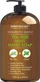 First Botany Tea Tree Mint Hand Soap - Liquid With Peppermint, Jojoba And Coconut Oil Multipurpose In Pump Dispenser Natural Bathroom Wash 6 Fl Oz