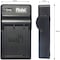 DMK Power NP-W126S/NP-W126 Single Slot USB Charger for Fujifilm NP W126S/NP W126 FinePix X-Pro1 X-Pro2 HS35EXR XR X-A1 X-A2 X-E1 X-E2 X-M1 X-T1 X-T2 X-T10 X-T20 X-H1