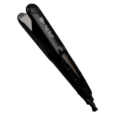 Rush Brush - Hair Straightener Steamer - Black - RB-S011