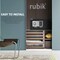 Rubik Wide Safe Box Hotel Size Locker with Digital Number Keypad and Key for A4 Documents Laptop Macbook Tablets Camera Cash Jewelry Security RUB-20ENW-BLK (Black)