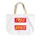Loud Universe - Tote Bag Free Brave Inspire Motivate Reusable Shopping Bag With Words